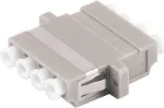 Skaidulinio optinio adapterio jungtis ShiverPeaks S/CONN 07-60044 LC smėlio spalvos daugiamodis 1 vnt.
