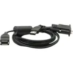 VM SERIES USB Y KABELIS - USB/USB1 prievadas į USB A tipo ki&scaron;tuką 1,8 m pagrindinis ir USB A tipo lizdą 0,15 m klientinis