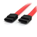 StarTech.com 24 colių SATA III laidas, 0,609 m, SATA 7 kontaktų, moteri&scaron;kas/moteri&scaron;kas, raudonas