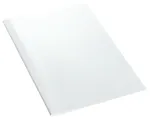 Leitz Binding Covers Thermal Standard 1,5mm, A4, kartonas, PVC, skaidrus, baltas, 100 vnt.