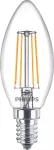 Philips LED Filament Candle Lamp E14 4-Pack, 4.3 W (atitinka 40 W), 2700 K