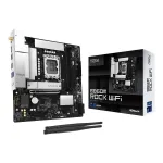 Pagrindinė plok&scaron;tė ASRock B860M Rock WiFi (mATX, Intel LGA 1851, DDR5, HDMI, DisplayPort)