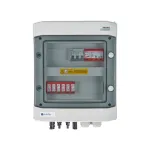EMITER skirstomoji įranga DCAC Hermetic IP65 EMITTER su DC vir&scaron;įtampių ribotuvu Dehn 1000V Type 2, 2 x PV String, 2 x MPPT // og. AC Dehn Type 1+2, 10A 3-Phase