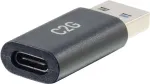C2G USB C į USB adapteris &ndash; SuperSpeed USB adapteris &ndash; 5Gbps &ndash; USB-C lizdas į USB-A ki&scaron;tuką &ndash; USB 3.0 &ndash; Lietas &ndash; Juodas