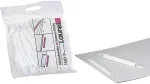 LAUREL Easy Clip segimo juostelės, baltos, trumpos, 100 vnt.