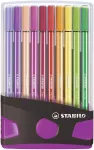 STABILO Pen 68 20 vnt. rinkinys &ndash; įvairių spalvų pluo&scaron;tiniai ra&scaron;ikliai