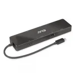 CLUB3D USB3.2 Gen2 Type-C 6-in-1 Dual Displays Portable Dock su USB Type-C vaizdo 4K60Hz