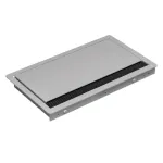 Bachmann CONI COVER short &ndash; Įleidžiamas ki&scaron;tukinis lizdas su 3 Schuko lizdais, 2 m kabeliu, juodas