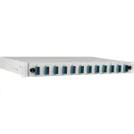 EFB Splice Box SC OS2 Extendable 24 Pigtails 12 Couplings 1U Rack