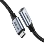 UGREEN US372 USB-C į USB-C laidas 100W 5A 10Gbps 0,5m pilkas