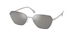 Michael Kors MK1081-10146G Unisex Pilot Akiniai &Scaron;viesiai Auksiniai Pilkai Gradientiniai 56mm