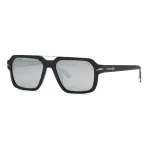 Philipp Plein Sport SSP036-577EPP Vyri&scaron;ki stačiakampiai akiniai nuo saulės Juodi/Pilki 57mm
