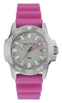 Nautica NAI12533G analoginis kvarcinis laikrodis vyrams, 42 mm, mėlynas ciferblatas, mėlyna silikono apyrankė