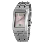 CHRONOTECH CT7017B-02M Unisex Quartz Analog Watch 30mm Stainless Steel Mesh Strap