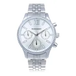 RADIANT Vyri&scaron;kas analoginis kvarcinis laikrodis RA589701 44mm nerūdijantis plienas juodas ciferblatas