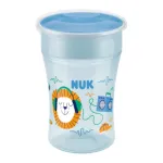 NUK Magic Cup 230ml mokomasis puodelis mėlynas su 360&deg; gerimo kra&scaron;teliu