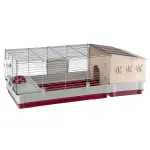 Narvas triu&scaron;iams Ferplast Krolik 140 Plus, pilkai raudonas, W1420&times;D600&times;H500 mm, metalas/plastikas