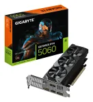 GIGABYTE GeForce RTX 5060 OC Low Profile 8G vaizdo plok&scaron;tė &ndash; 8 GB GDDR7, 128 bitų, PCI-E 5.0, 2512 MHz branduolio dažnis, 3x DisplayPort, 1x HDMI, GV-N5060OC-8GL