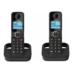 Alcatel F860 Duo DECT belaidis telefonas, juodas