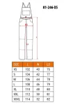 NEO Tools 81-246-XS darbo mar&scaron;kinėliai grafito XS &ndash; 100% medvilnė, EN ISO 13688