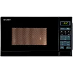 Sharp R-242(BK)W Solo mikrobangų krosnelė - 20 litrų - 800 W - juoda