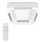 Extralink Cube Air 23 59 cm protingas WiFi lubų ventiliatorius su &scaron;viesa, baltas, valdymas programa