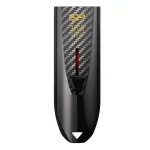 Silicon Power Blaze B25 32GB USB 3.2 Gen 1 atmintukas, įtraukiama jungtis, juodos spalvos