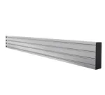 B-TECH AV SYSTEM X - Horizontalinė tvirtinimo bėgelė - 1 m - juoda