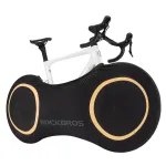 Rockbros D95 elastingas dviračio dangalas 26-29 colių dviračiams, 700C, juodas