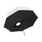 Godox UB-009 101 cm a&scaron;tuonkampis skėčio tipo softboxas juodas/baltas su difuzoriais ir ne&scaron;iojimo krep&scaron;iu