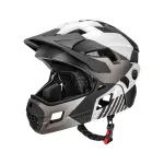 ROCKBROS TS-61 vaiki&scaron;kas transformuojamas dviračio &scaron;almas su nuimamu smakro apsaugu, S dydis (48-52 cm), pilkas