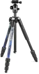 Manfrotto MKELMII4BL-BH Element MII 4 sekcijų aliumininis trikojis su rutuline galvute, mėlynas