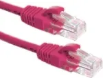 DSIT CAT6a U/UTP 100% varinio tinklo laidų kabelis, 3 m, rožinis