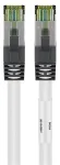 DSIT RJ45 tinklo kabelis S/FTP PiMF CAT 8, baltas, 3 m