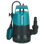 Makita PF0300 povandeninis siurblys 300W, 8400 l/h, 5m pakėlimo auk&scaron;tis, plūdės jungiklis, 10m kabelis
