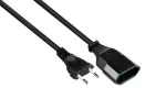 Kabelmeister Euro ilginimo laidas Type C į Euro lizdą, juodas, 0,75mm&sup2;, 2m