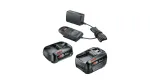 Bosch Starter-Set 18V - 2 x Akumuliatorius (2,0 Ah + 4,0 Ah) Baterijų ir įkroviklio rinkinys