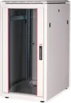 ROLINE Pro tinklo spintelė 22U 600x800mm su stiklinėmis durelėmis, &scaron;viesiai pilka RAL 7035 26.21.0050