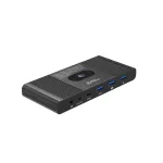 MicroConnect HDMI ir USB-C KVM perjungiklis 2 prievadų (MC-HDMI-KVM202KV2.0)