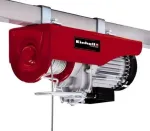 Einhell TC-EH 600 2255150 elektrinė lyninė gervė-keltuvas, 1050 W, 600 kg, 8 m/min, raudona