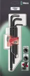 Wera Hex-Plus 950 PKL/9 BM SB SiS 9 dalių metrinis L-formos raktų rinkinys, BlackLaser 05073596001