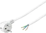 Wentronic Goobay kampuotas Schuko maitinimo kabelis atvirais galais, 5 m, baltas, H05VV-F 3G1.5, 16 A 93313