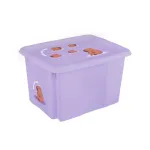 keeeper dėžė su dangčiu 45L Karolina Capybara 55,5x40x30cm soft purple