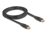 DeLOCK HDMI laidas 2 m, A tipo ki&scaron;tukas į A tipo ki&scaron;tuką, 48 Gbit/s, juodas