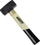 Br&uuml;der Mannesmann M 76520 skaldymo plaktukas, 1000 g, stiklo pluo&scaron;to kotu, juodas/oranžinis
