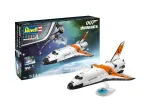 Revell 05665 Moonraker kosminis &scaron;atlas (James Bond 007) 1:144 mastelio modelio rinkinys