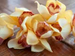 EUROPALMS dirbtinė cymbidium orchidėjos &scaron;akelė, geltona, 90cm 82530314