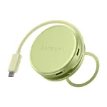Satechi OntheGo 5-in-1 daugiafunkcis adapteris - USB-C &scaron;akotuvas su 4K HDMI, USB-C 5Gbps, USB-A 5Gbps, SD kortelių skaitytuvu, 60W PD pralaidumu (Citrus)