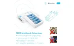 Wirewin SLIM-LS-K6A 1.0 90 Cat6A U/FTP plonas Ethernet tinklo kabelis, 1m, pilkas, 90 vnt. paketas