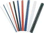 Fellowes 53315 plastikiniai įri&scaron;imo &scaron;ukos, 12 mm, 21 žiedų, A4, 80 lapų, juodos, 25 vnt.